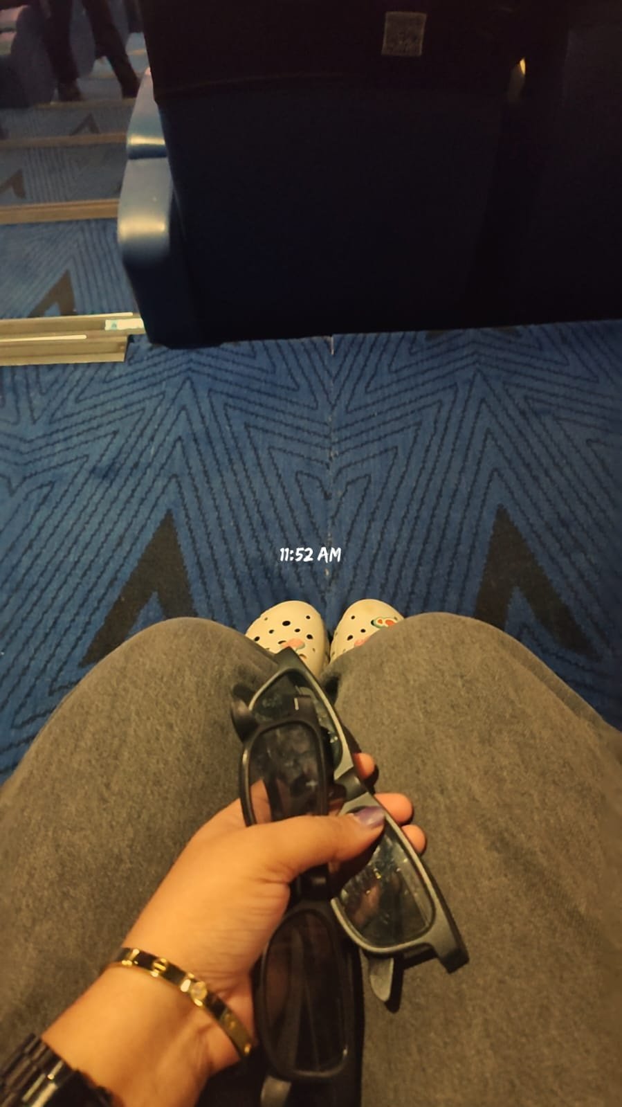 3D glasses on